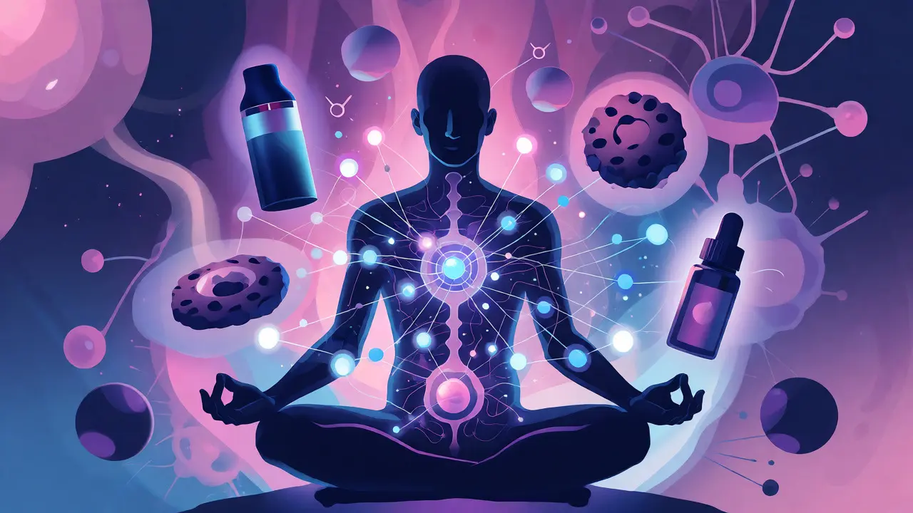 Ilustrace endokanabinoidního systému